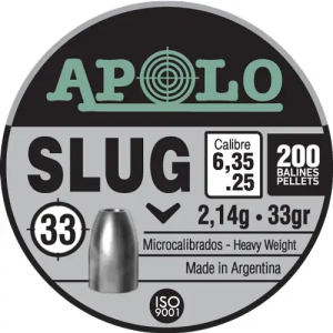 HATSAN APOLO .25 SLUG 33 GRAIN 200 PACK