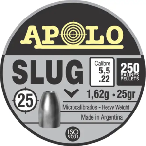 Apolo Slug 25gr 5.5mm .22 Caliber 250rd