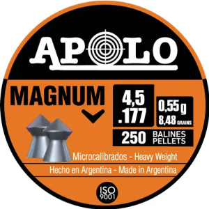 Apolo Magnum 8.48gr 4.5mm .177 Caliber 250rd