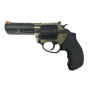 Charter Arms 52236 Pathfinder II Small Frame 22 LR 8 Shot 350 Black Passivate Steel Barrel  Cylinder OD Green Aluminum Frame Black Rubber Grip Exposed Hammer