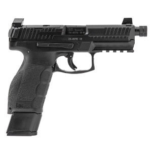 HK VP9A1 X Tactical OR 9mm 17rd 47 Threaded Barrel Optic Ready Suppressor Height Sights Black Pistol