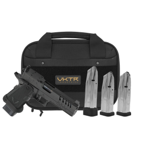 VKTR Industries VKP Pro Double Stack 1911 9mm 2x16  2x20rd Mags 44 Bull Barrel Black Pistol