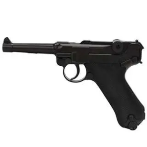 Umarex USA 2251800 Legends P.08  CO2 177 BB 21rd Black Frame Black Polymer Grip