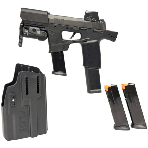 SIG Sauer P365FLUX Sentry 9mm 6 1 17rd 1 25rd 2 21rd Steel Mags WSpring Deployed Brace Tactical Pistol