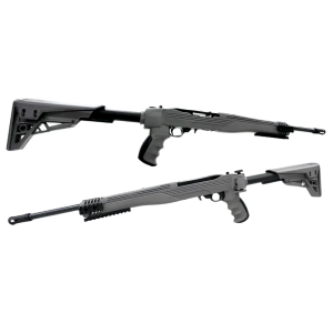 RUGER 1022 22LR RIFLE ATI STRIKEFORCE GRAY SIDEFOLDING STOCK 185 110RD MAG