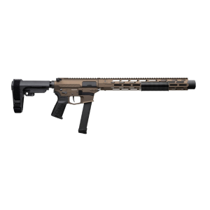 CMMG Banshee MkGs Fixed Ejector 9mm 33rd 105 Barrel Integrated Zeroed 36 Suppressor Midnight Bronze Pistol