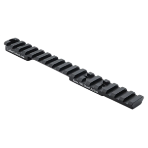 Larue Tactical LT113L0MOA Top Rail Black Fits Remington 700 Long Action 0 MOA