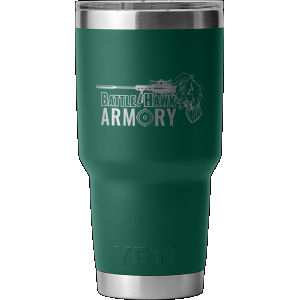 Yeti BattleHawk Armory Custom Rambler 30 oz Tumbler Black Forest Green