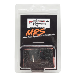 Redacted Industries Glock Mass Reset System FRT Trigger Shoe Curved, Black, Fits Glock Gen 1 to 5 - Redacted Industries