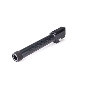 Faxon Firearms Match Series Glock G17 Flame Fluted Barrel 416R - Threaded | Black Nitride