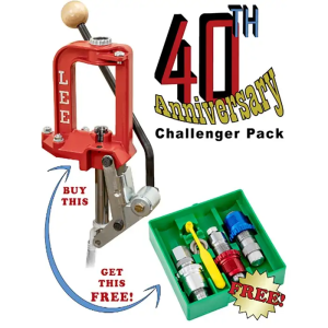 CHALLENGER 40TH ANNIVERSAY PRESS W/3-DIE BREECH LOCK RELOAD DIES
