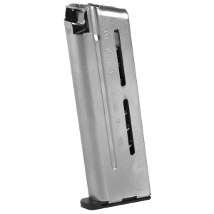 Wilson Combat 1911 Elite Tactical Full Size 9mm 8 Round ETM Base Pad Stainless Detachable Magazine