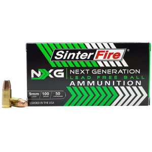 SINTERFIRE SF9100NXGLF 9MM 100GR LEAD FREE 50/20