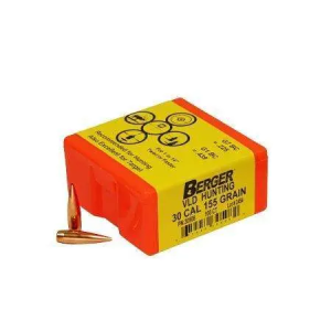 Berger Bullets 30508 Hunting  30 Cal .308 155 gr Secant Very Low Drag 100 Per Box
