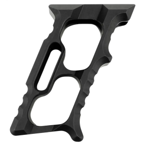 Tyrant CNC TD552BLKM1 Minivert Grip Halo Black Aluminum Fits AR15