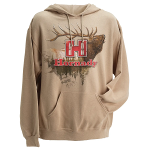 Hornady 99612XL Elk XL Tan/Khaki Hoodie Poly-Cotton