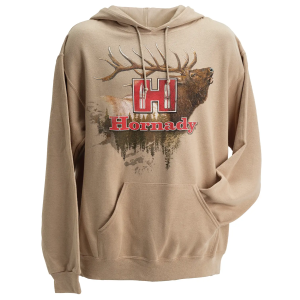 Hornady 99612XXXL Elk  3XL Tan/Khaki Hoodie Poly-Cotton