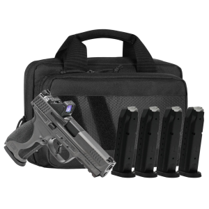 Smith  Wesson MP9 M20 Metal Carry On Bundle 9mm 425 Barrel 5 17rd Magazines RFX11 Green Dot Pistol