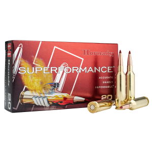 Hornady 83413 Superformance  22Creedmoor 65gr CX 20 Per Box/10 Case