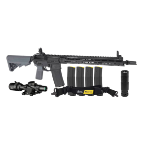 Daniel Defense DDM4 V7 556mm 16 Barrel w ASR 532rd Magazines Venom 16 Riflescope Velos LBP K Supressor Extra Ready Rifle Package