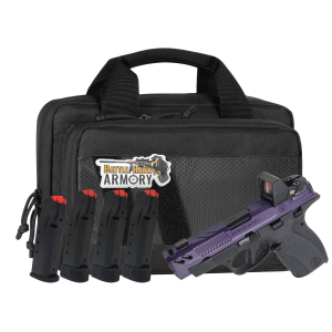 Smith  Wesson PC Bodyguard 20 Carry Comp 380acp 31 Ported Barrel w Thumb Safety Purple  Black Pistol Bundle w 4 Magazines Savior Bag Optic Cut  CT Rad Green Dot