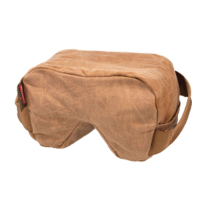 Birchwood Casey BC-BAG-SSFLU Steady-Shot Foxtrot Bag Ultralight Tan Wax Canvas Rear Bag