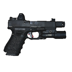 Accuracy X AXE19 Operator 9mm 151 45 Compensated Barrel Roland Special Bundle Trijicon RMR 325 MOA Surefire X300 Pistol