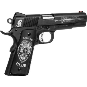 FUSION 1911 REACTION POLICE 9MM 5 9RND BLUEDRED COCOBOLO