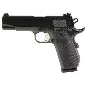 Tisas USA 1911 Stingray 45ACP 4.25 Ed Brown Bobtail Black Cerakote G10 Grips Enhanced Features 2-8rd Pistol