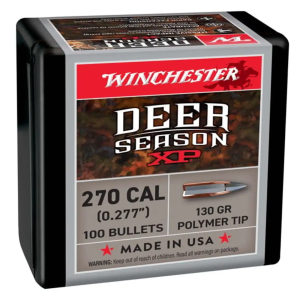 BULLETS DEER SEASON XP 270 CAL 130 GR 100 RD