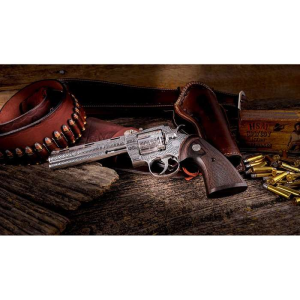 SPECIAL EDITION ENGRAVED PYTHON 357 MAGNUM38SPECIAL REVOLVER