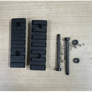 M-Lok Picatinny Rail 2.75 Blk 2PK