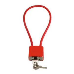 CABLE LOCK 15IN RED CA DOJ MS STATE POLICE MD ROSTER APPROVED NO LOGO