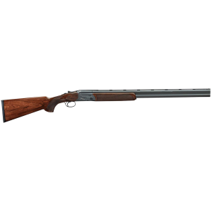 Rizzini USA 110341028 BR110 Limited 410 Gauge 28 Nickel Chrome Steel Receiver Engraved Grade 25 Turkish Walnut Wood Stock