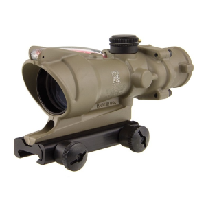 Trijicon ACOG 4x32mm, Red Chevron .223/5.56 BDC Reticle, FDE, Rifle Scope