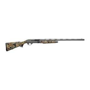 T R Imports A22026OS2 Alpha 2  20 Gauge 3 4+1 26 Gray Cerakote Vent Rib Barrel & Receiver, Fixed Old School Camo Synthetic Stock