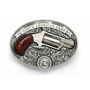 North American Arms Chuckwagon 22 Magnum 5rd 118 Mini Revolver Belt Buckle