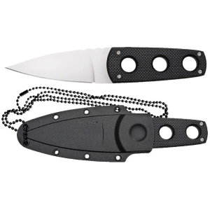 Cold Steel 11SDT Secret Edge 3.50 Spear Point Plain AUS 8A Steel G10 Black Griv-Ex Handle Fixed