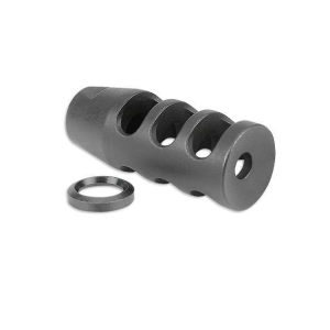 Midwest Industries MIAR30MB1 AR Muzzle Break 30 Caliber 5/8-24 tpi Black Phosphate Steel
