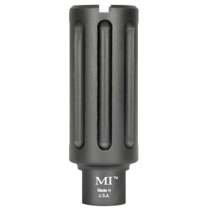 Midwest Industries MIBC556 AR-15 5.56x45mm NATO Muzzle Device 1/2-28 tpi Black Hardcoat Anodized 6061 Aluminum