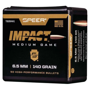 Speer TB264H1 Impact 6.5mm .264 140 GR Slipstream Polymer Tip 50 Per Box