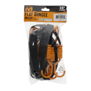 MUDDY 36 FLAT BUNGEE / 1 WIDTH / 4 PACK