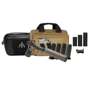 Archon Firearms Type-B Gen 2 Performance Trigger Black/FDE, 2 Barrels, 5 Mags, Holosun 407Comp & B&T SQD9 Suppressor Bundle