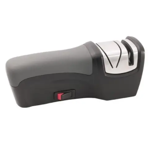 Smiths Products 50005 Electric Knife Sharpener Compact Coarse Ceramic Sharpener Synthetic Handle Gray