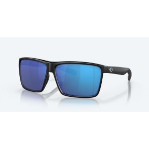 Costa Rincon, Blue Mirror Lenses, Black Frame, Sunglasses