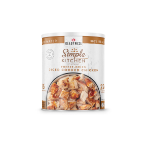 ReadyWise Simple Kitchen FD Diced Chicken - 16 Serving Can