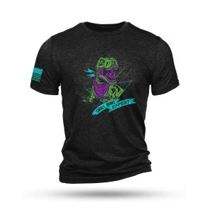 Nine Line T-Rex Black Triblend T-Shirt/ XLarge