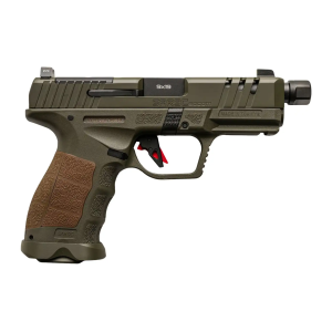 SAR SAR9 COMPACT SOCOM HGA 9MM 4.7IN THREADED BBL OPTIC READY 3 DOT NIGHT SIGHTS OD GREEN 2/10RD MAG