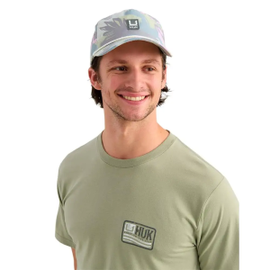 HUK BORN WAVE SS TEE SEAGRASS SIZE M