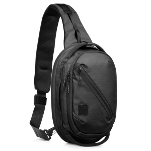 Savior Equipment Obscura CCW Sling Bag, 5L Medium, Obsidian Black
